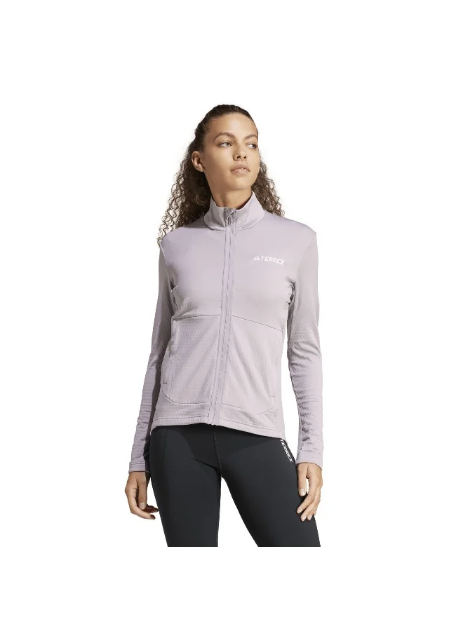 adidas جاكيت صوف نسائي W Mt Lt Fl Ja بنفسجي XS