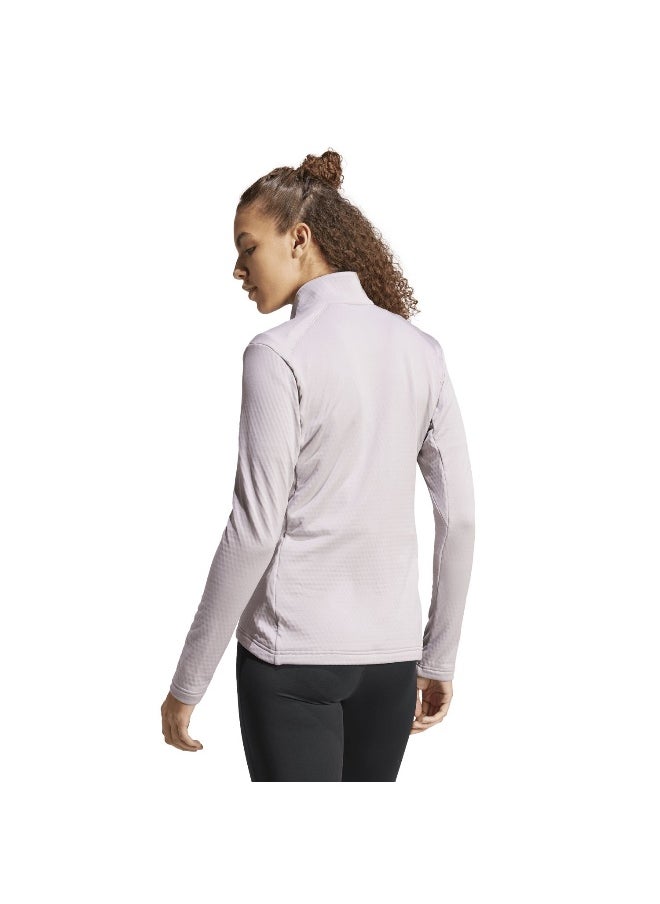 Adidas Adidas W Mt Lt Fl Ja Purple Hiking Polarfleece Apparel For Women Xs  - Image 5