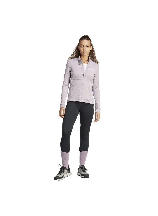 adidas جاكيت صوف نسائي W Mt Lt Fl Ja بنفسجي XS