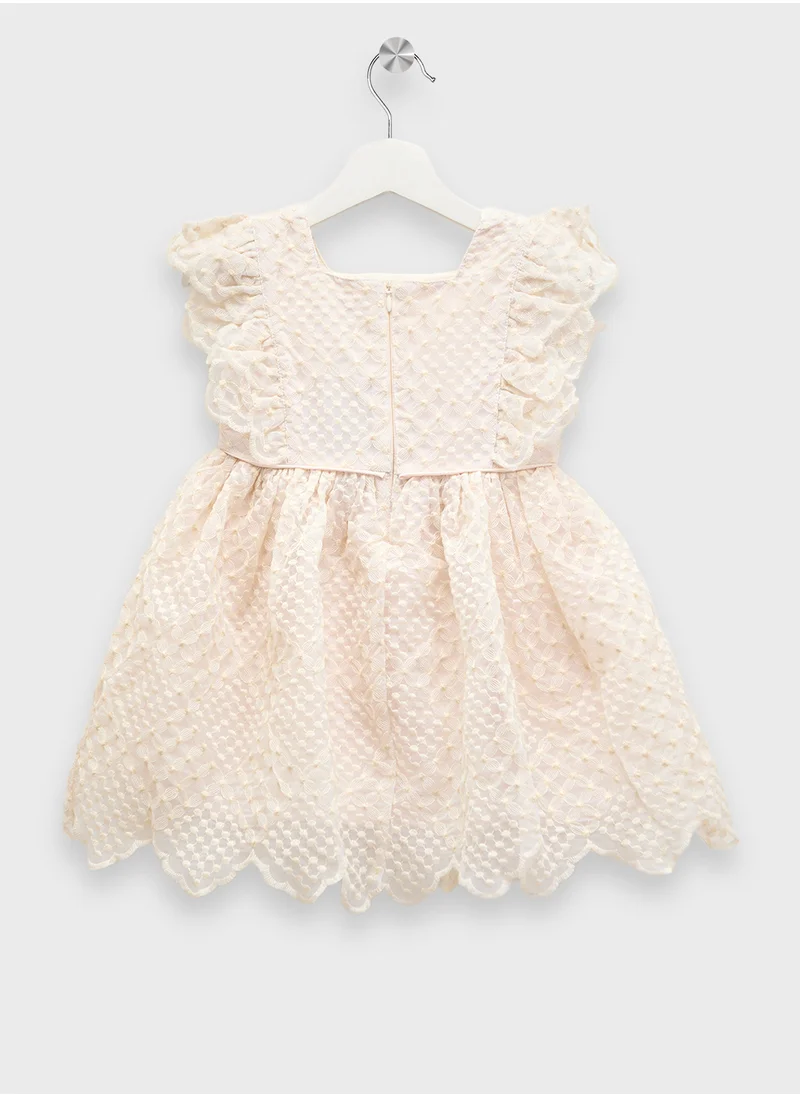 ريبلز مع نمشي Girls Party Dress