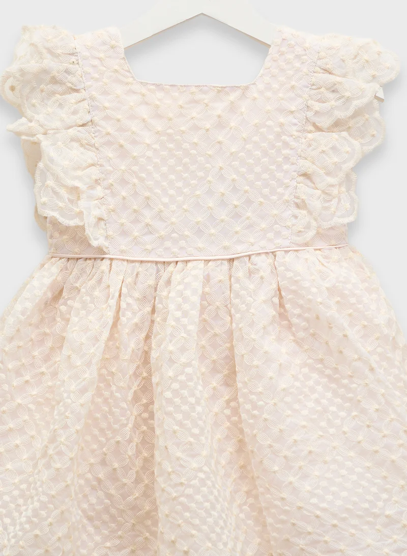 Ripples Lace Ruffle Dress