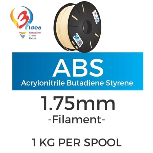 3idea ABS 3D Filament 1.75mm (Natural, 1kg) - Image 4
