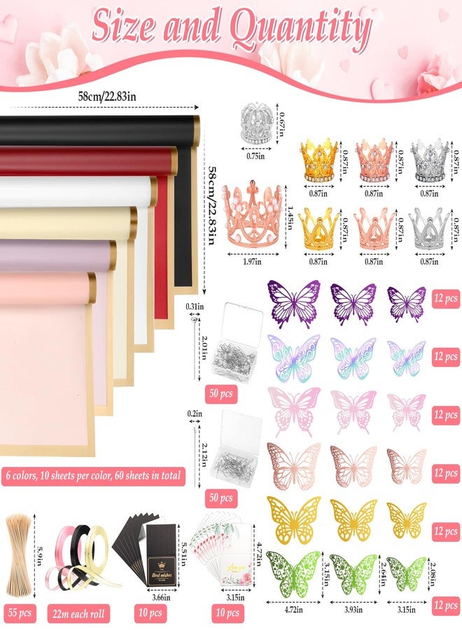 LifeisLuck Flower Wrapping Paper - Image 3