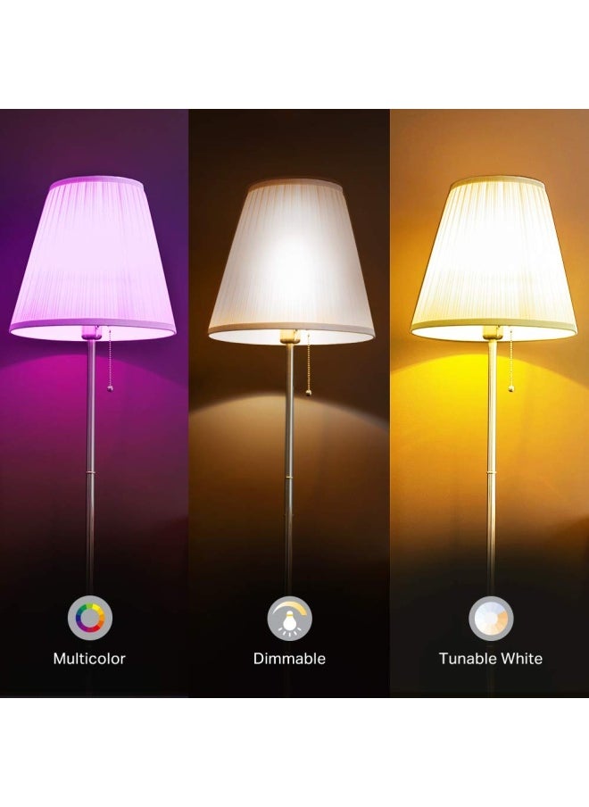 Kasa Smart - Light Bulbs Full Color Changing Dimmable Smart Wifi Bulbs Compatible With Alexa And Google Home A19 9W 800 Lumens 2.4Ghz Only No Hub Required 4 Pack Multicolor Kl125P4 - Image 1