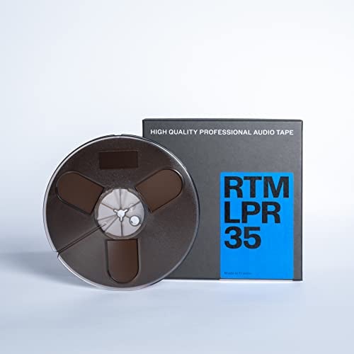 RTM Industries RTM Long Play Recording LPR 35 ¼ inch - Reel to Reel Magnetic Tape for Audio Recording - 1800 ft Trident Plastic Reel - 7 inch Diameter - Image 1