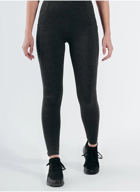 Sigma Fit CHARCOAL CRUCIAL BASIC LEGGINGS - L ,Color: Black