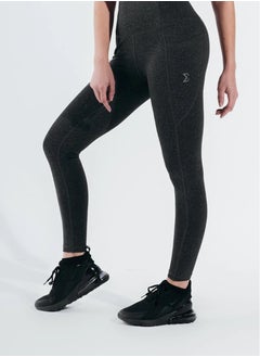 SIGMA FIT Sigma Fit CHARCOAL CRUCIAL BASIC LEGGINGS - L ,Color: Black  - Image 5