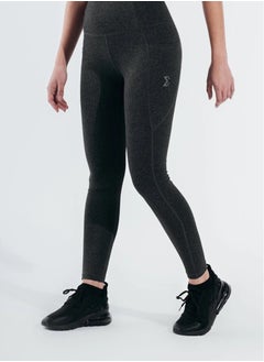 SIGMA FIT Sigma Fit CHARCOAL CRUCIAL BASIC LEGGINGS - L ,Color: Black  - Image 3