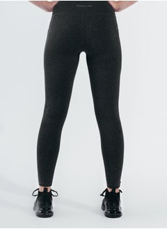 SIGMA FIT Sigma Fit CHARCOAL CRUCIAL BASIC LEGGINGS - L ,Color: Black  - Image 2