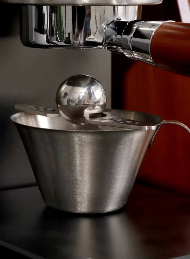 كرة تبريد القهوة الاحترافيةمع الحامل من الاستانلس ستيل 304 – لتبريد فوري  للقهوة بعد الاستخلاص للحفاظ على طعم ورائحة القهوة للحصول على مذاق ثابت ومبهر - Image 4