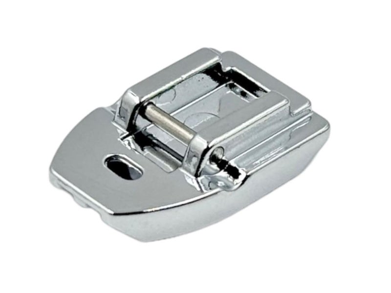 Zenith Invisible Zipper Round Sewing Machine Presser Foot Fit for Most Low Shank Sewing Machines (Steel) - Image 1