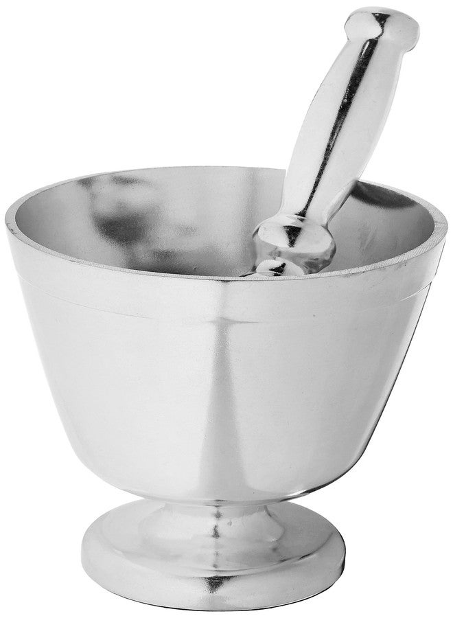 Uniware Heavy Gauge Aluminum Mortar and Pestle Set with Non-Slip Bottom - Image 1