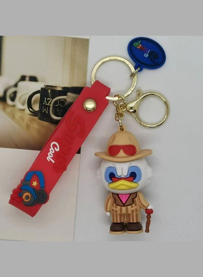 Silicone Multiple Cartoon Keychain
