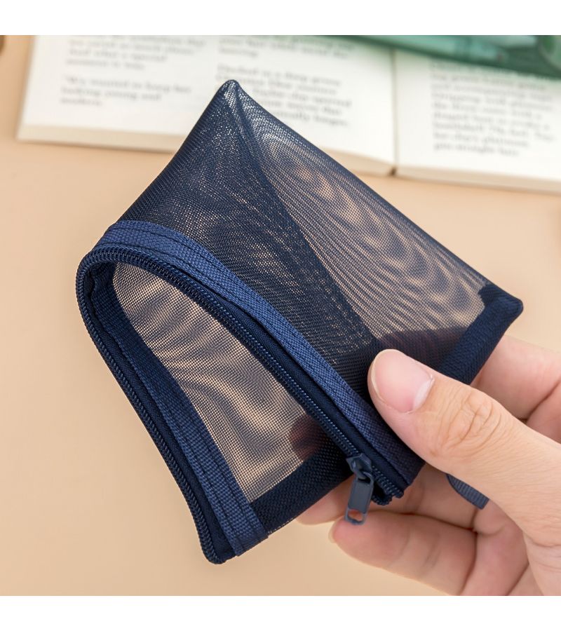 Nylon Mesh Makeup Brush Pouch Random Color One 5 Options - Image 5