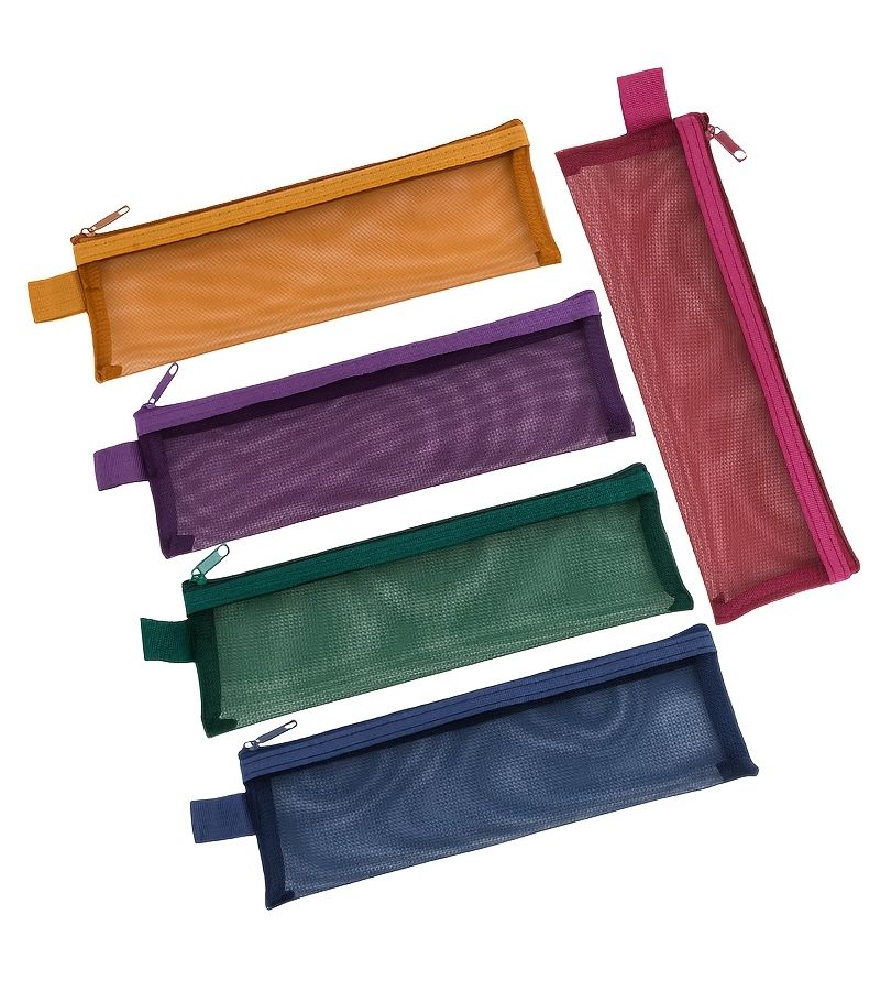 Nylon Mesh Makeup Brush Pouch Random Color One 5 Options - Image 3