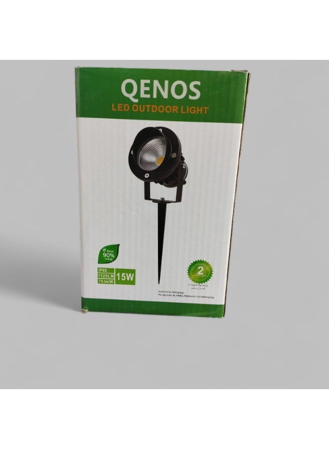 Qenos 15W Waterproof Outdoor LED Planter Light for Gardens and Pathways - Image 1