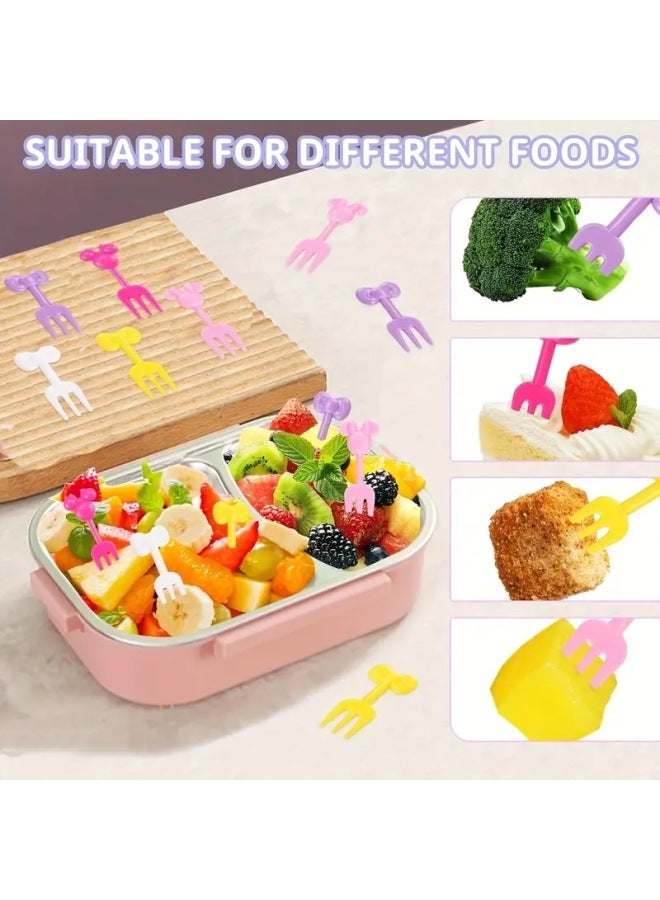 Japanese Cartoon Cute Fruit Fork Hot Fruit Sign Creative Snacks Decorative Mini Fruit Fork Wholesale-Color:Fruit Fork/hat Paper Card  - Image 2