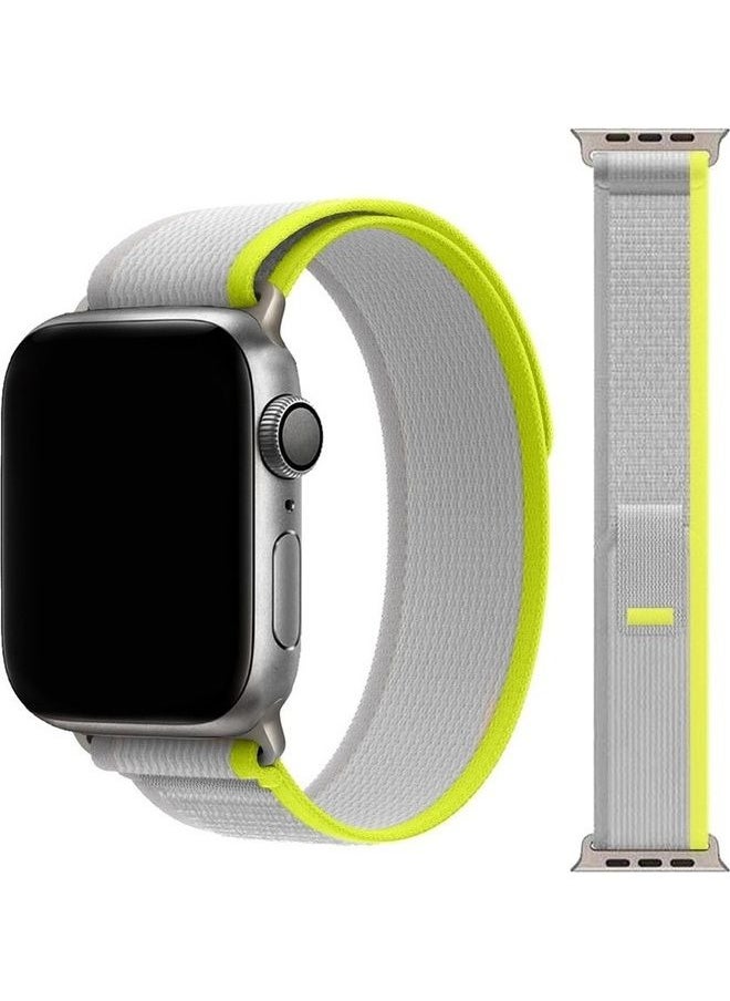 Generic - Apple Watch Trail Band 49mm 45mm 44mm 42mm Nylon Woven Sport Strap for iWatch Series Ultra/8/7/SE/6/5/4/3/2/1 - Image 1