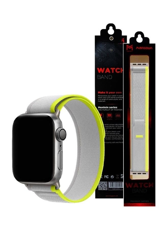 Generic - Apple Watch Trail Band 49mm 45mm 44mm 42mm Nylon Woven Sport Strap for iWatch Series Ultra/8/7/SE/6/5/4/3/2/1 - Image 1