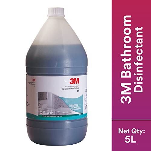 3M Professional P1 Bathroom Surface Cleaner for Floor, Tile, Home and Commercial Use, Disinfectant & Concentrated, Remove Stubborn Stains with Pleasant Fragrance (5L, Pack of 1) - Image 2