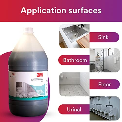 3M Professional P1 Bathroom Surface Cleaner for Floor, Tile, Home and Commercial Use, Disinfectant & Concentrated, Remove Stubborn Stains with Pleasant Fragrance (5L, Pack of 1) - Image 4
