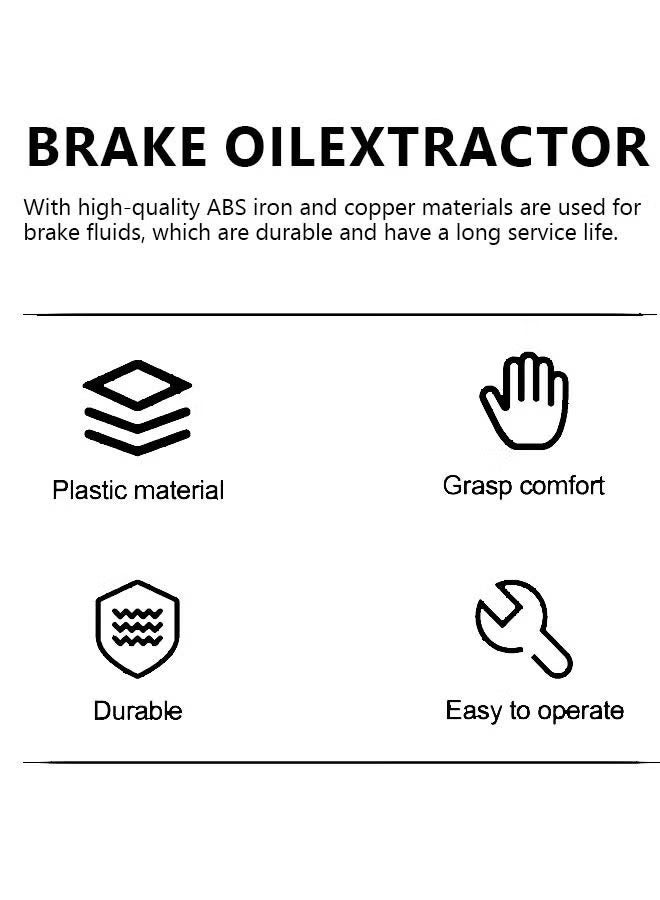 200cc Fluid Extractor, Automotive Fluid Extractor Pump, Oil Extractor/Oil Syringe, Manual Fuel Suction & Filler, Fluid Change Evacuator,Auto Car Brake Fluid Oil Change Replacement Tool - Image 5