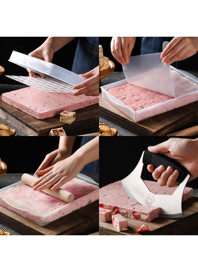 Generic - Snowflake Crisp Nougat Mold Plate Handmade Diy Tools Suit Full Set Household Non-stick Cooling Shaping Active Chassis-Specifications: 6.5*8-Color:See Figure - Image 1
