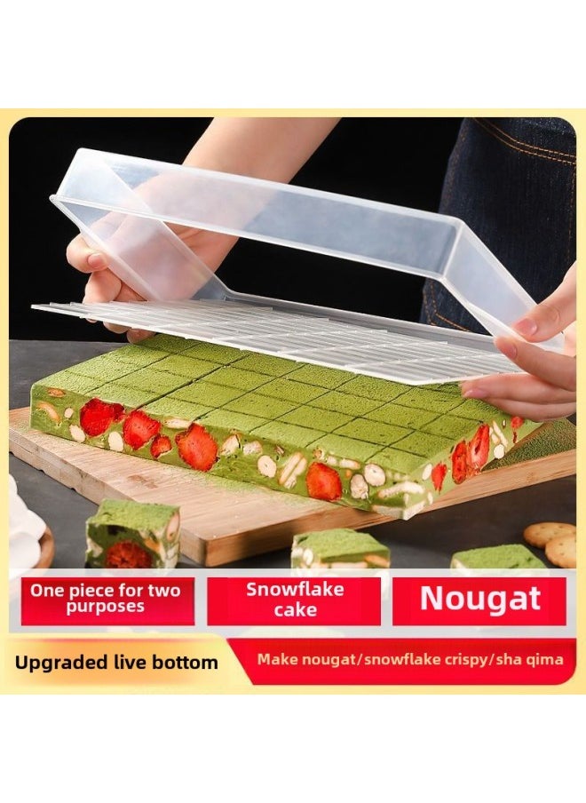 Generic - Snowflake Crisp Nougat Mold Plate Handmade Diy Tools Suit Full Set Household Non-stick Cooling Shaping Active Chassis-Specifications: 6.5*8-Color:See Figure - Image 1