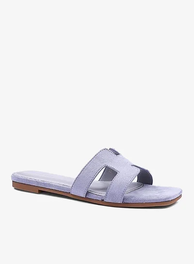 IconStyle Womens H suede slip-on flat Sandal