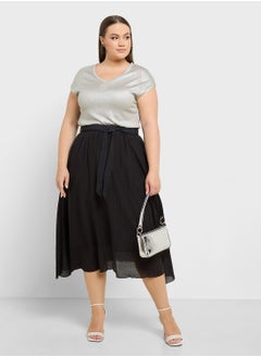 Ella Plus Pleated Skirt  - Image 1