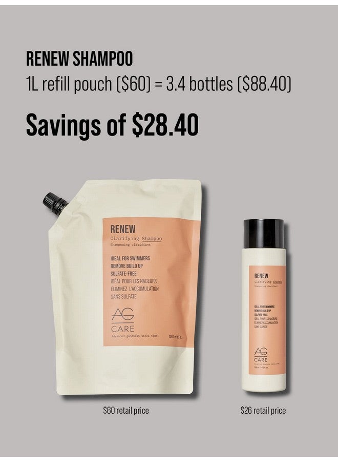 AG Care Renew Clarifying Shampoo 33.8 Fl Oz - Image 3