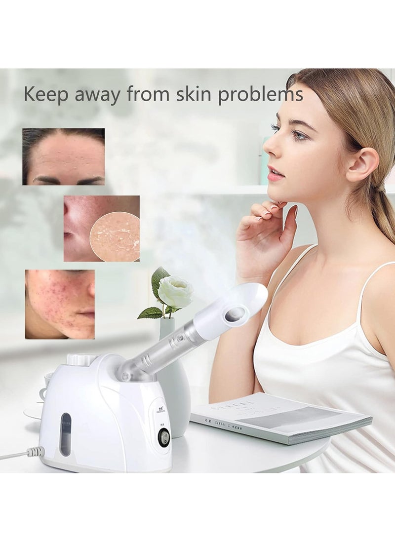 General - Face Steamer, Nano Ion Hot Face Steamer, Sprayer with Retractable Arm > 360° Rotatable, Home Facial Deep Cleansing Professional Face Steamer, Portable Facial Humidifier for Salon & Spa - Image 1