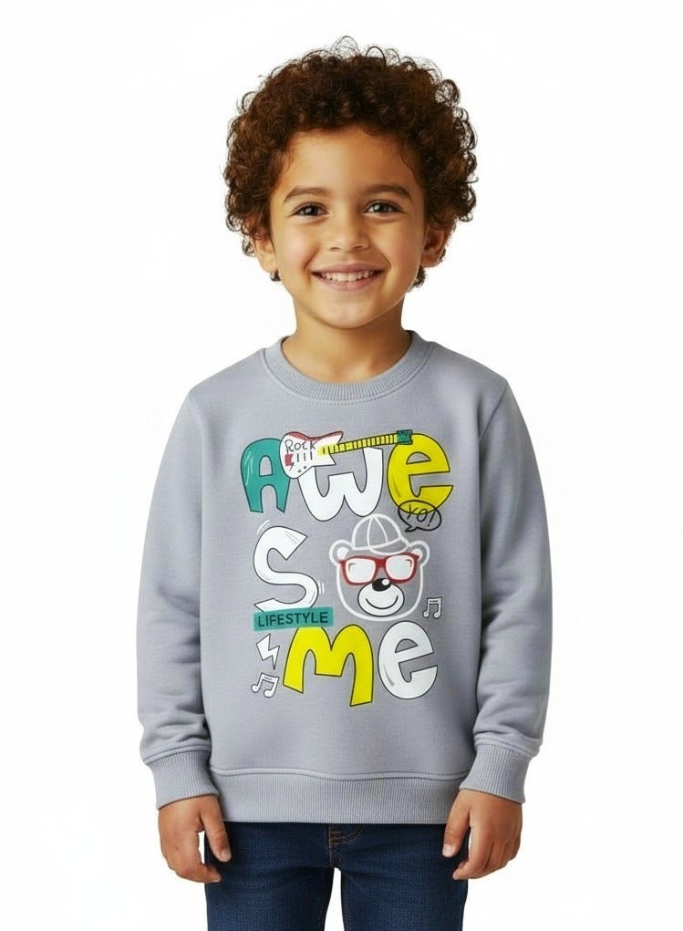 بيبي كو سويت شيرت ميلتون رمادى أوسيم - Image 1