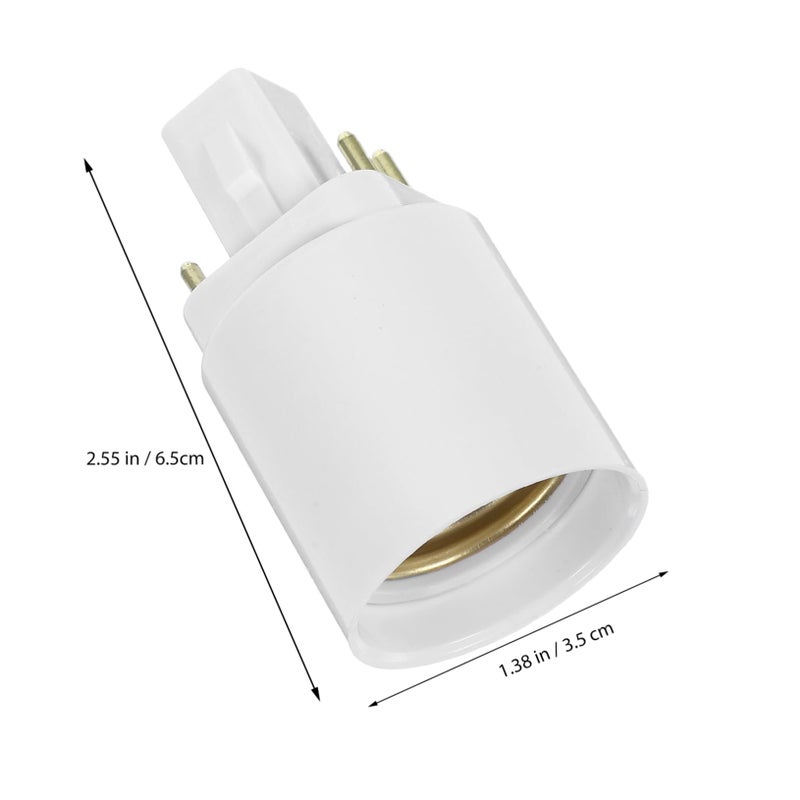 Plastic Lamp Holder Socket Adapter with Overcurrent Protection for Home Office Lighting - Image 3