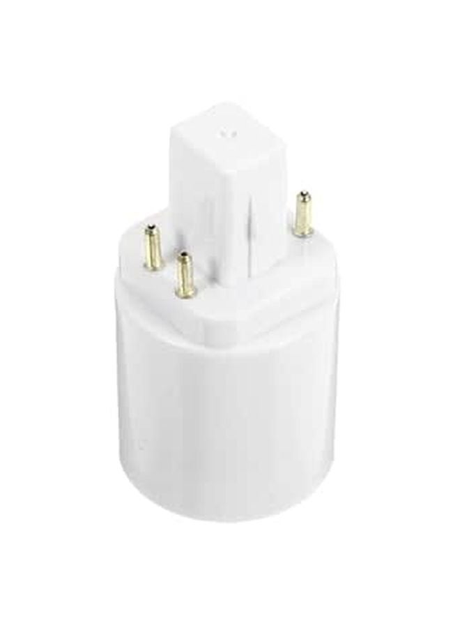 Plastic Lamp Holder Socket Adapter with Overcurrent Protection for Home Office Lighting - Image 1