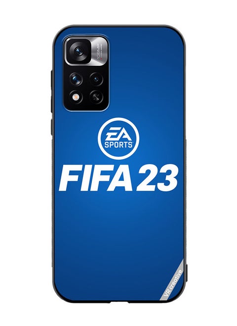 Protective Case Cover For Xiaomi Redmi Note 11 Pro Plus 5G Fifa 23 Blue Ea Design Multicolour