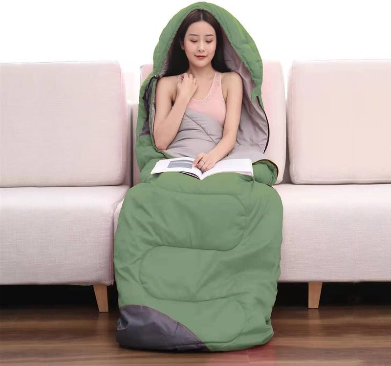 tuphen - Sleeping Bags for Adults Kids Boys Girls Backpacking Hiking Camping Microfiber Liner, Cold Warm Weather 4 Seasons Indoor Outdoor Use, Lightweight & Waterproof - Image 5