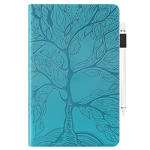 TIPOYOROO Case for Samsung Galaxy Tab A7 10.4'' 2022/2020 Lightweight PU Leather Flip Wallet Stand Cover Shell with Card Pocket Pencil Holder for Galaxy Tab A7 10.4 Inch SM-T500/503/505/507-Turquoise - Image 2