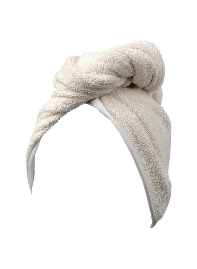Hair towel wrap, natural  - Image 2
