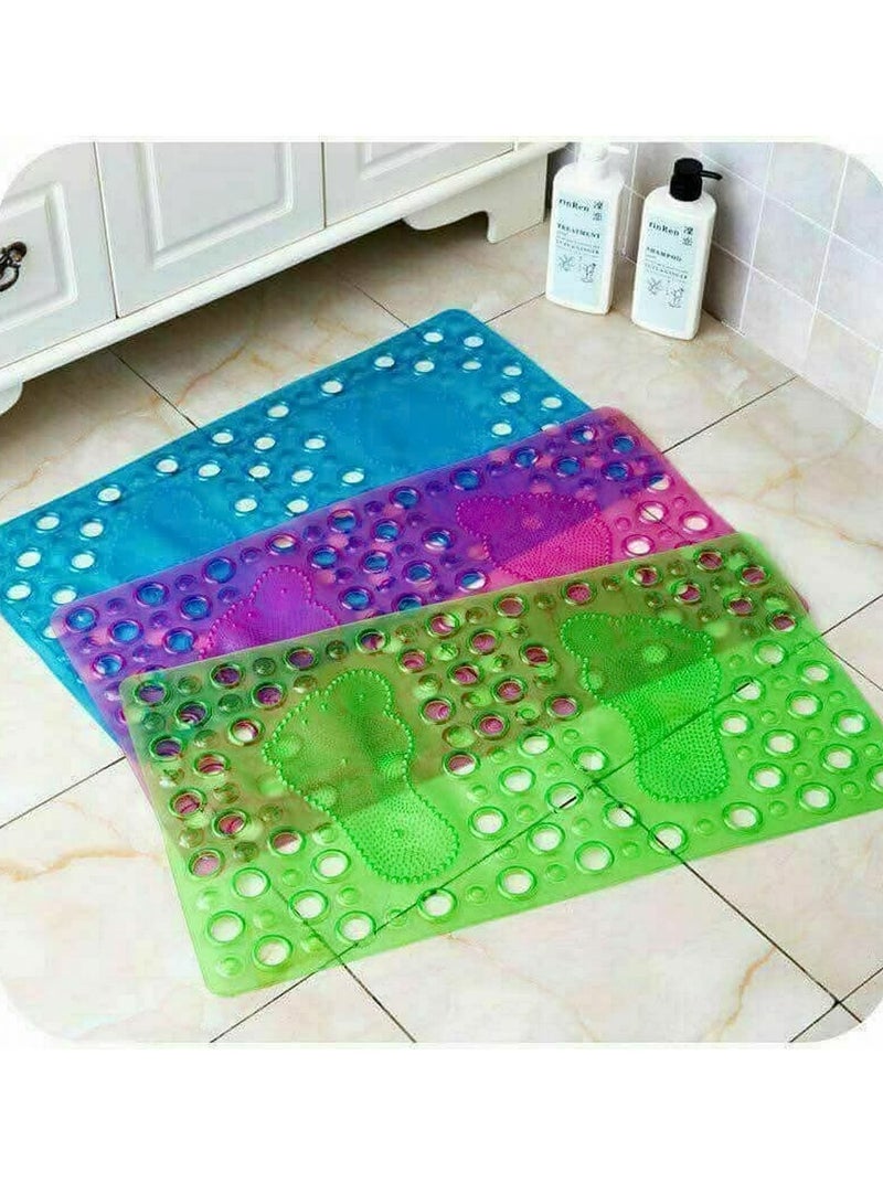 Silicone Foot Bath Mat With Suction ( Anti-slip ) - Multicolour