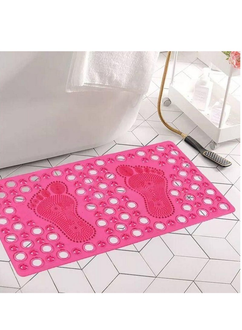 Silicone Foot Bath Mat With Suction ( Anti-slip ) - Multicolour