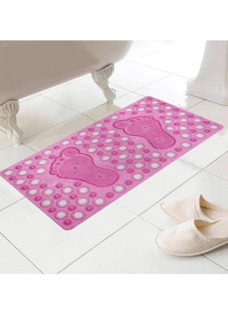 Silicone Foot Bath Mat With Suction ( Anti-slip ) - Multicolour