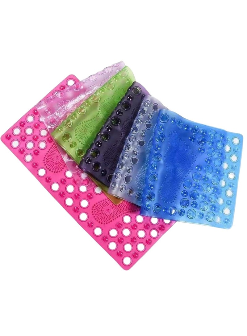 Silicone Foot Bath Mat With Suction ( Anti-slip ) - Multicolour