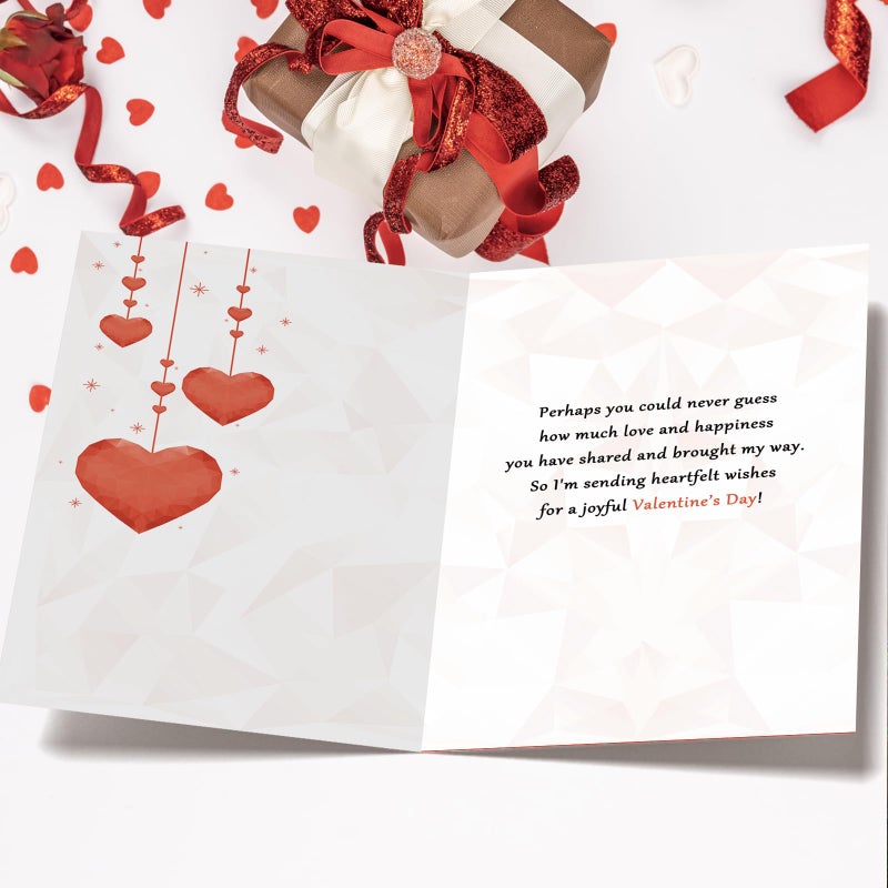 OJsensai Valentineâ€™s Day Card for Daughter and Son in Law from Parents, Valentines Decorations Gifts Ideas - Image 2