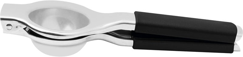TRAMONTINA Utilitá Stainless-Steel Lemon Squeezer with Black Polypropylene Handle - Image 1