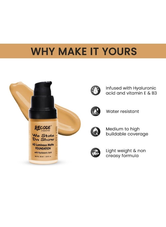 إعادة ترميز كريم أساس Recode HD Luminous Matte (لمسة مطفية مشرقة) - 30 مل | 06 | JAMBUDVIPA - Image 4