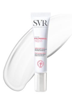 SVR SVR Palpebral Eyelid Cream. Hyaluronic Acid & Shea Butter Ultra-Soothing Cream for Extremely Dry, Itchy & Sensitive Skin Prone to Irritations. Steroid-free, Fragrance-free Formula, 0.5 fl.oz  - Image 1