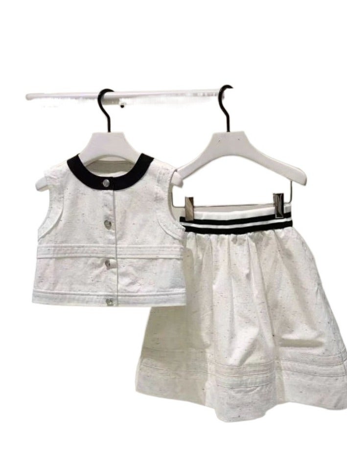 Girls' Fashion Set (Vest+Pants) - Image 3