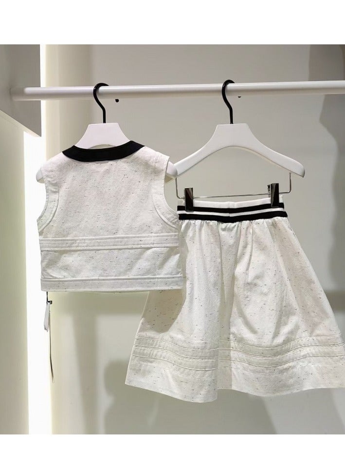Girls' Fashion Set (Vest+Pants) - Image 2