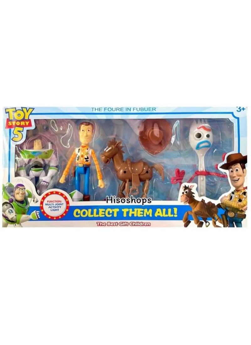 Generic - Toy Story Toys, Action Figures & Cartoon Figures, Mario, Buzz Lightyear & Woody Collectible Toys for Kids (Toy Story) - Image 1
